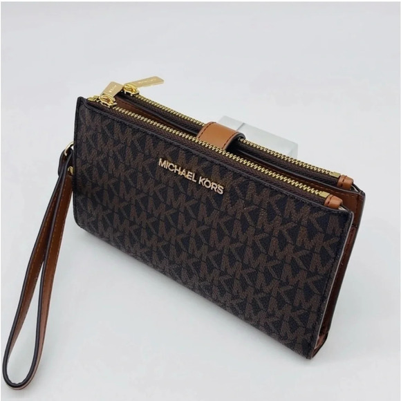 Michael Kors Large Double Zip Wallet Wristlet - Picture 4 of 11